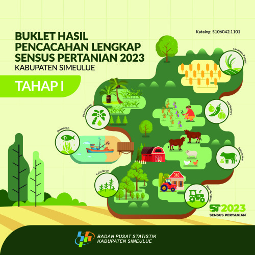 Buklet Hasil Pencacahan Lengkap Sensus Pertanian 2023 - Tahap I Kabupaten Simeulue